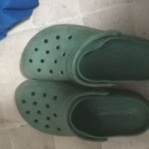 Crocs green size nine and size 10.5 air force 1 all white both are used